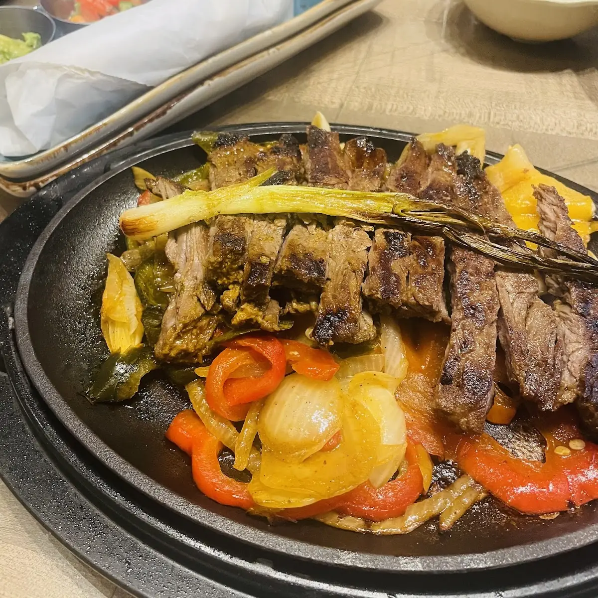 Steak and Shrimp Fajitas