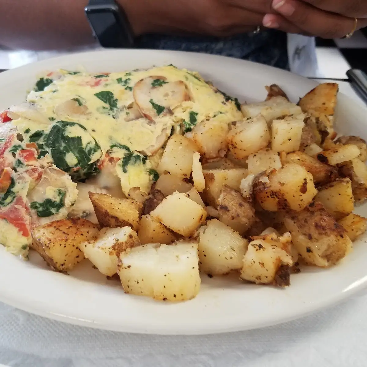 Omelette with Onion Kings with Ranch