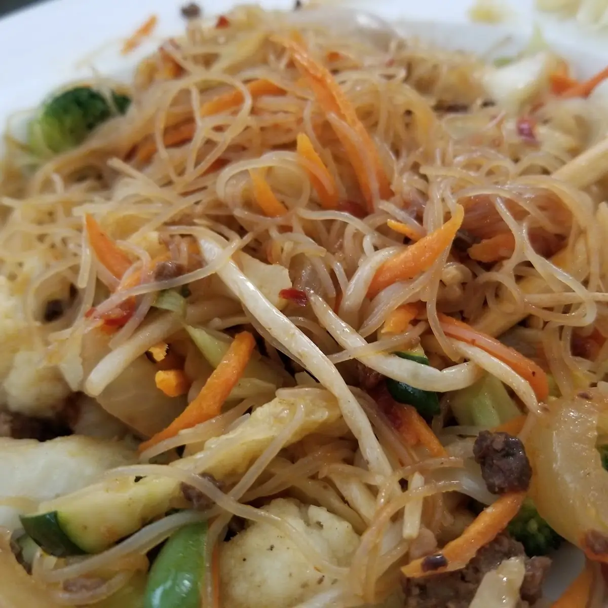 Fried Pork Rice Noodles