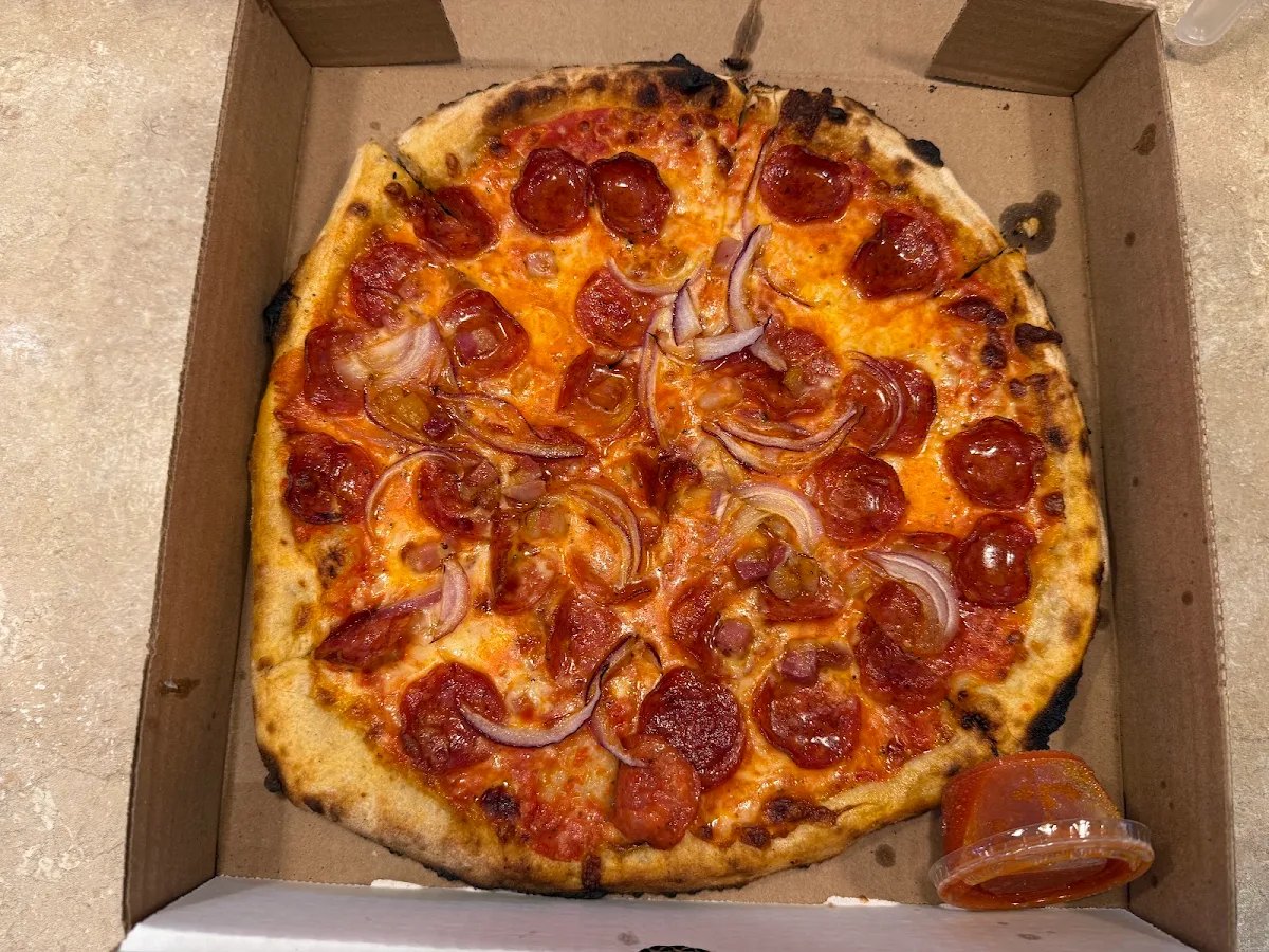 Mushrooms with Onions, Pizza All'Antica