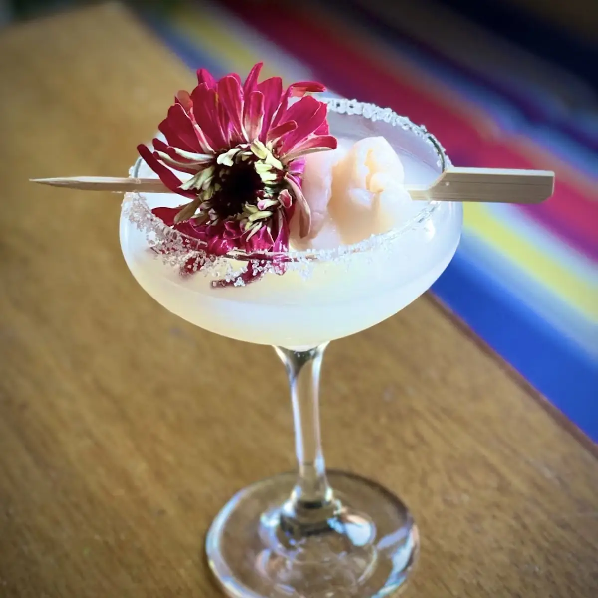Dragon Fruit Whisky Sour