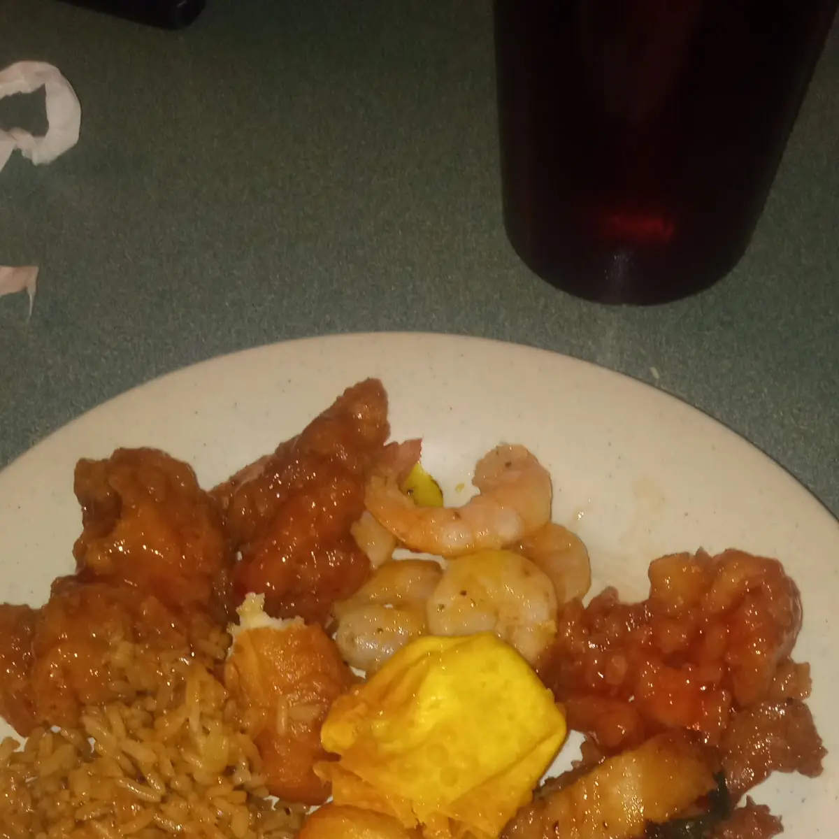 From Buffet Fried Rice Crab Ragoon General TSO's Chicken