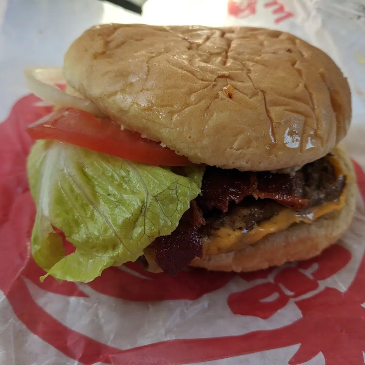 Bacon Double Stack w Lettuce & Tomato