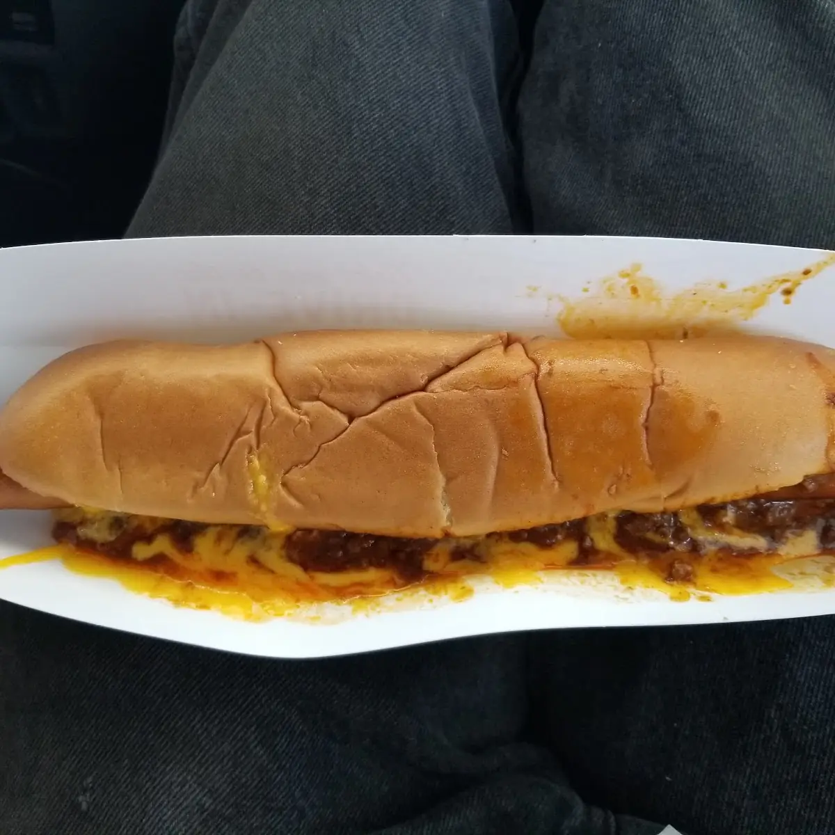 Extra Long Cheese Coney Dog