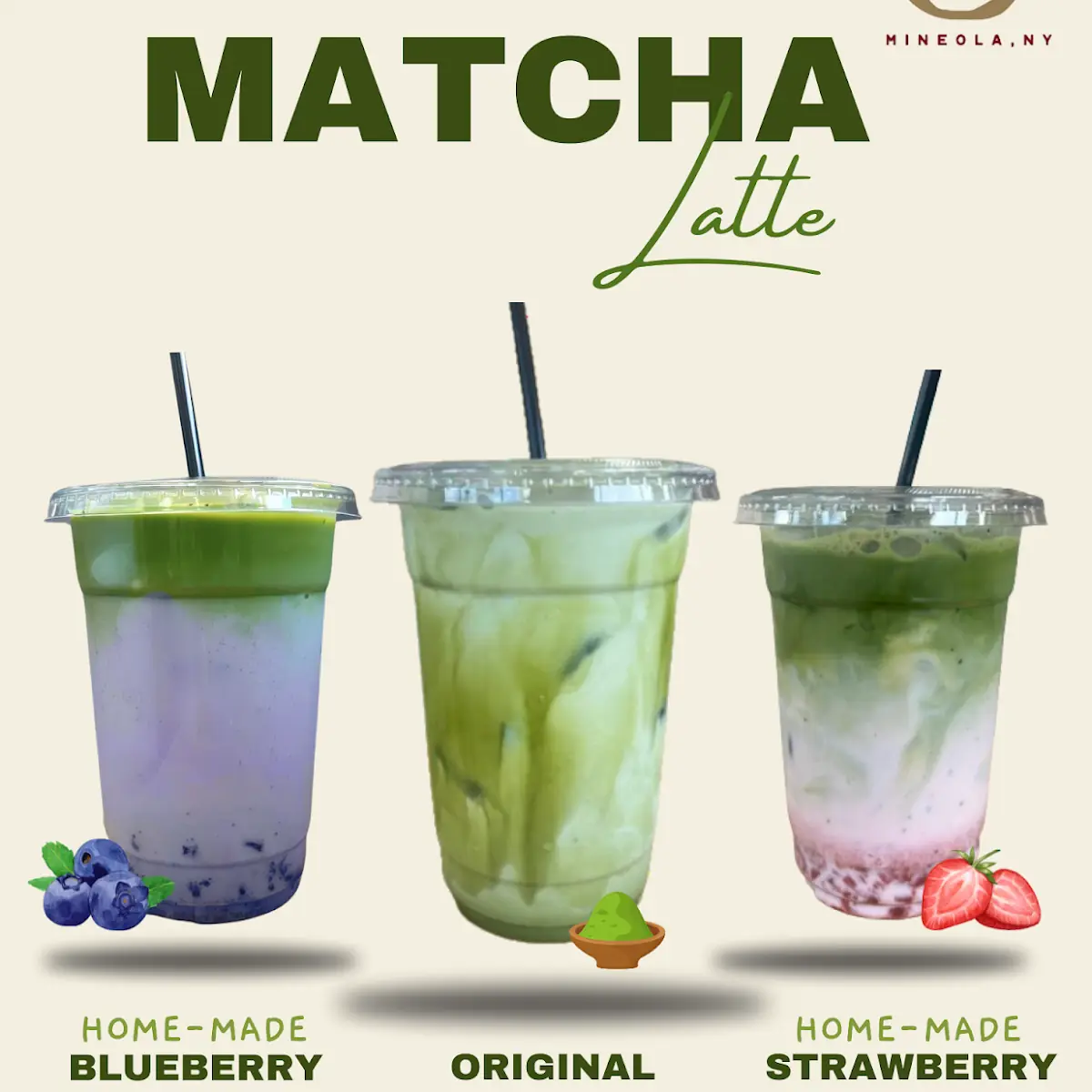 Strawberry Matcha Latte