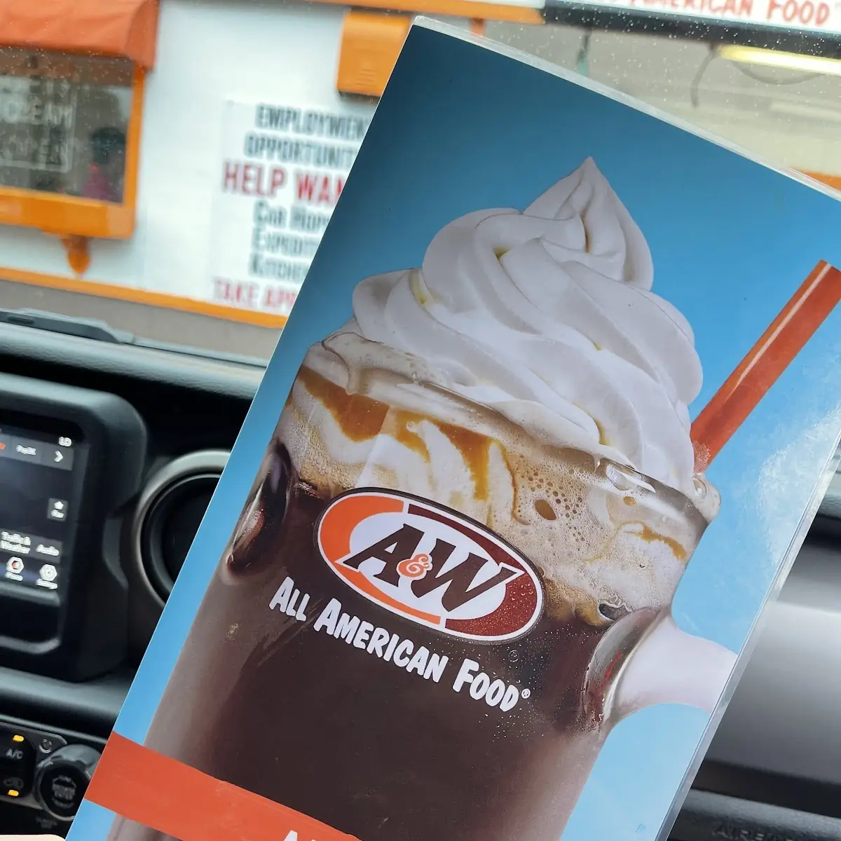 Empty Root Beer Float