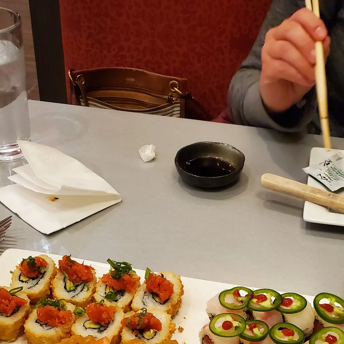 Super Godzilla Roll Hearts on Fire Roll Savory Roll
