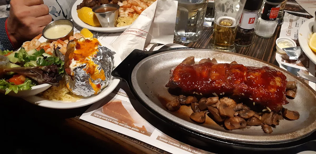 Demi Côtes Levées Et 10 Crevettes, Brasserie Daniel Lapointe Victoriaville
