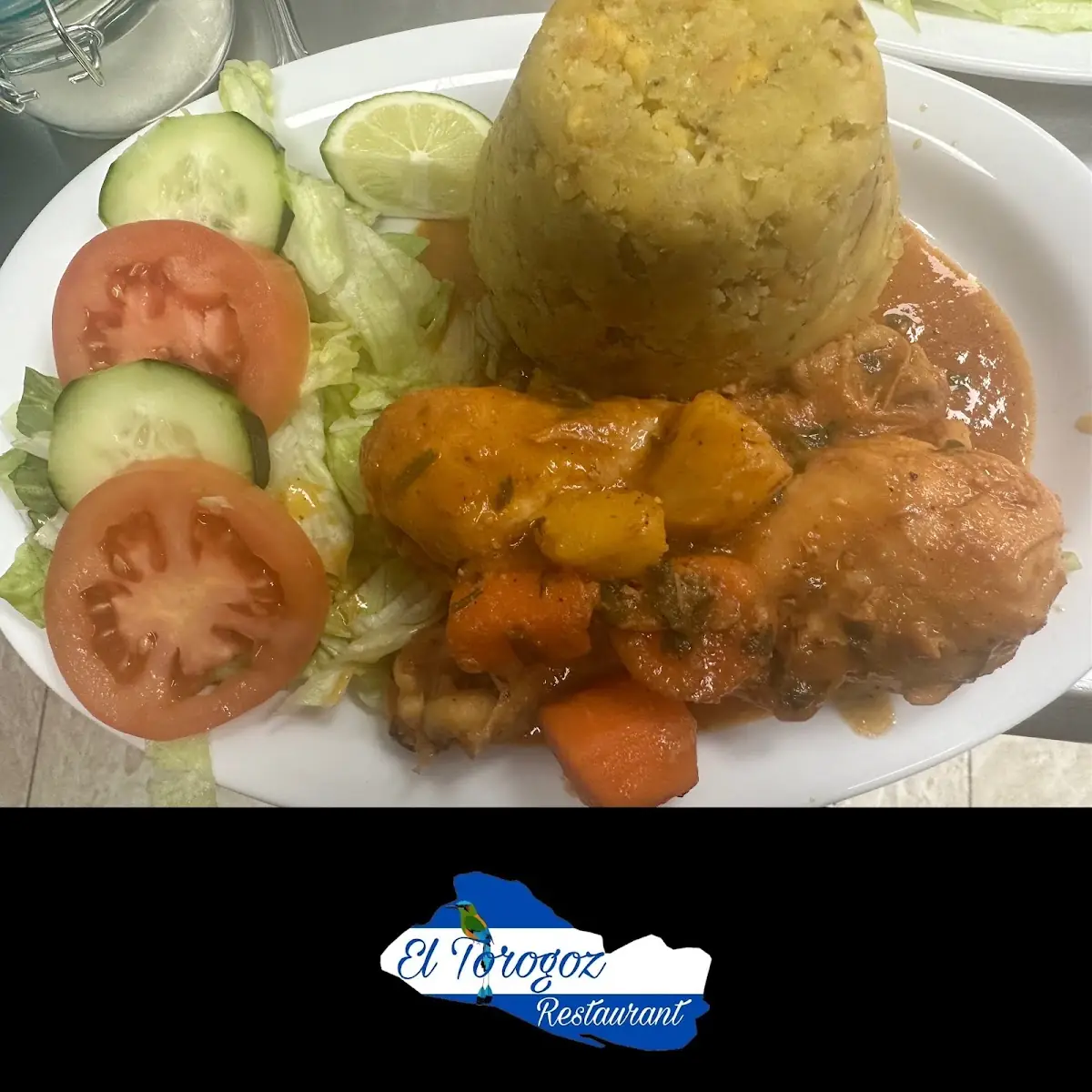 Mofongo with Beef Stew