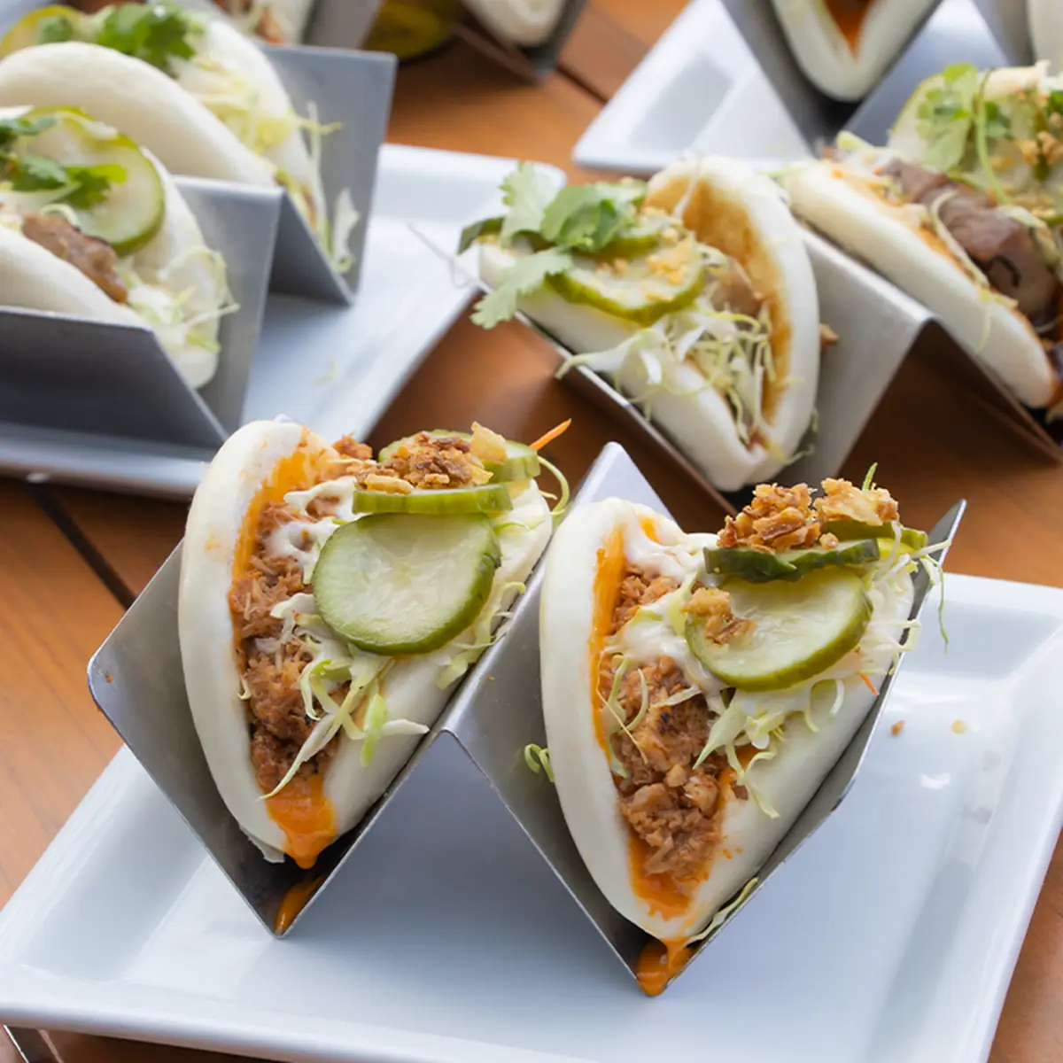 Crunchy Shrimp Bao Bao Buns