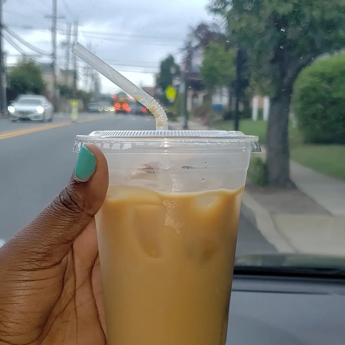Iced Lavender Latte