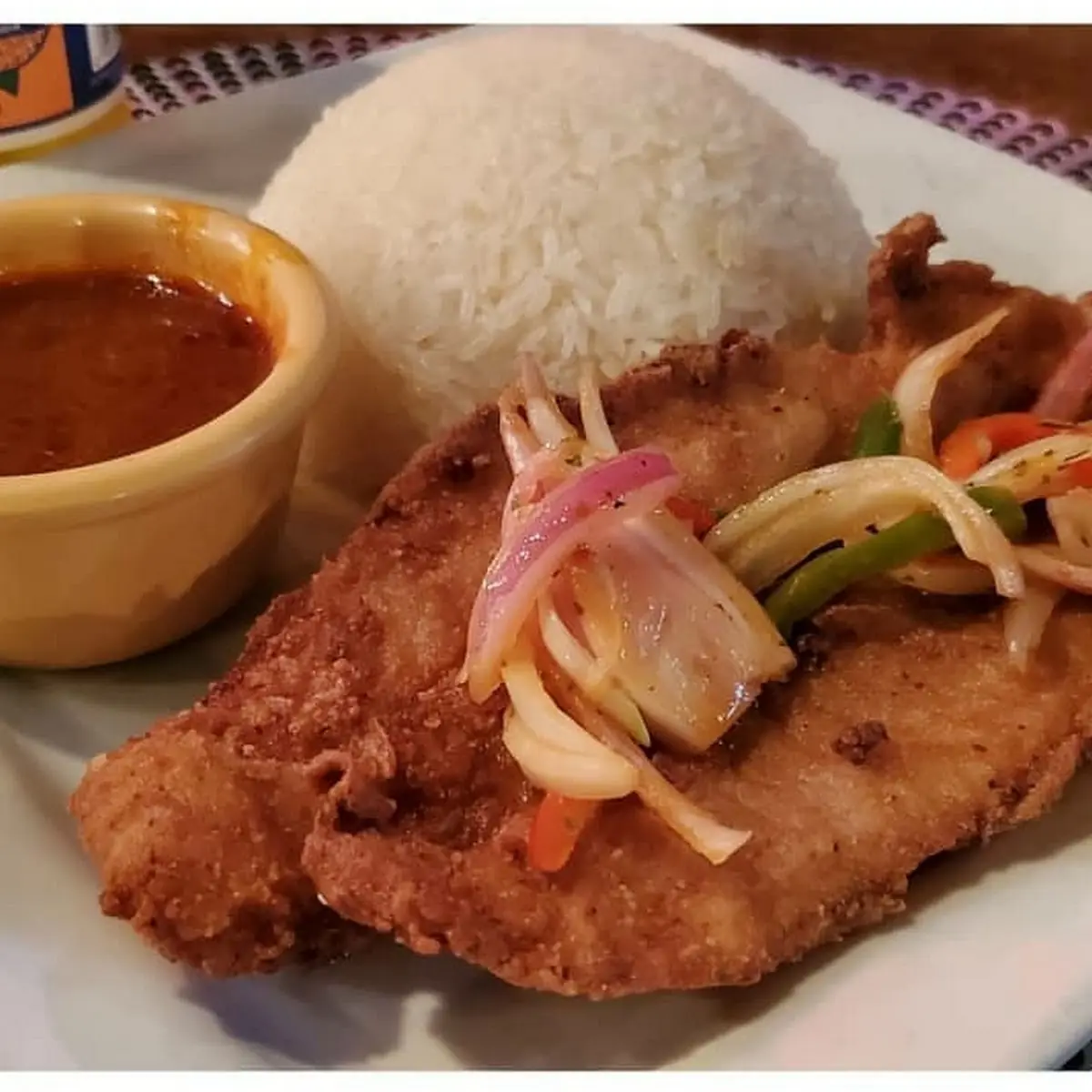 Ti Lapia with White Rice