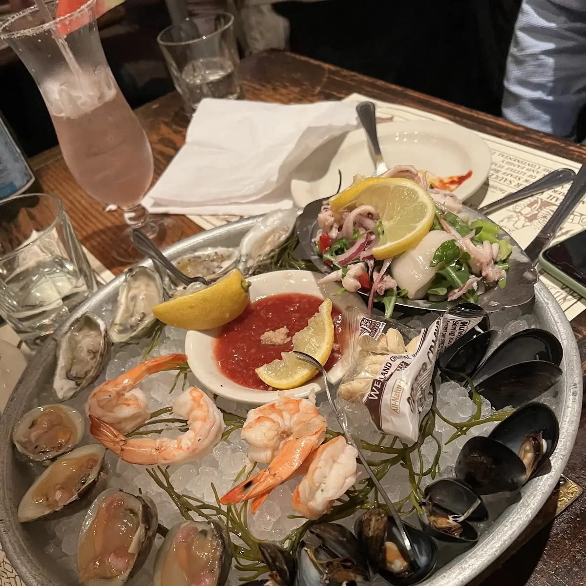 Blue Point Oysters on the Half Shell