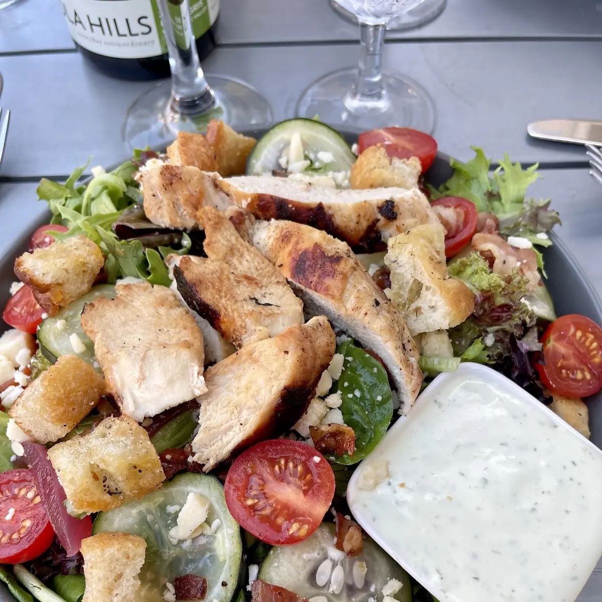 Green Salad with Grilled Chicken