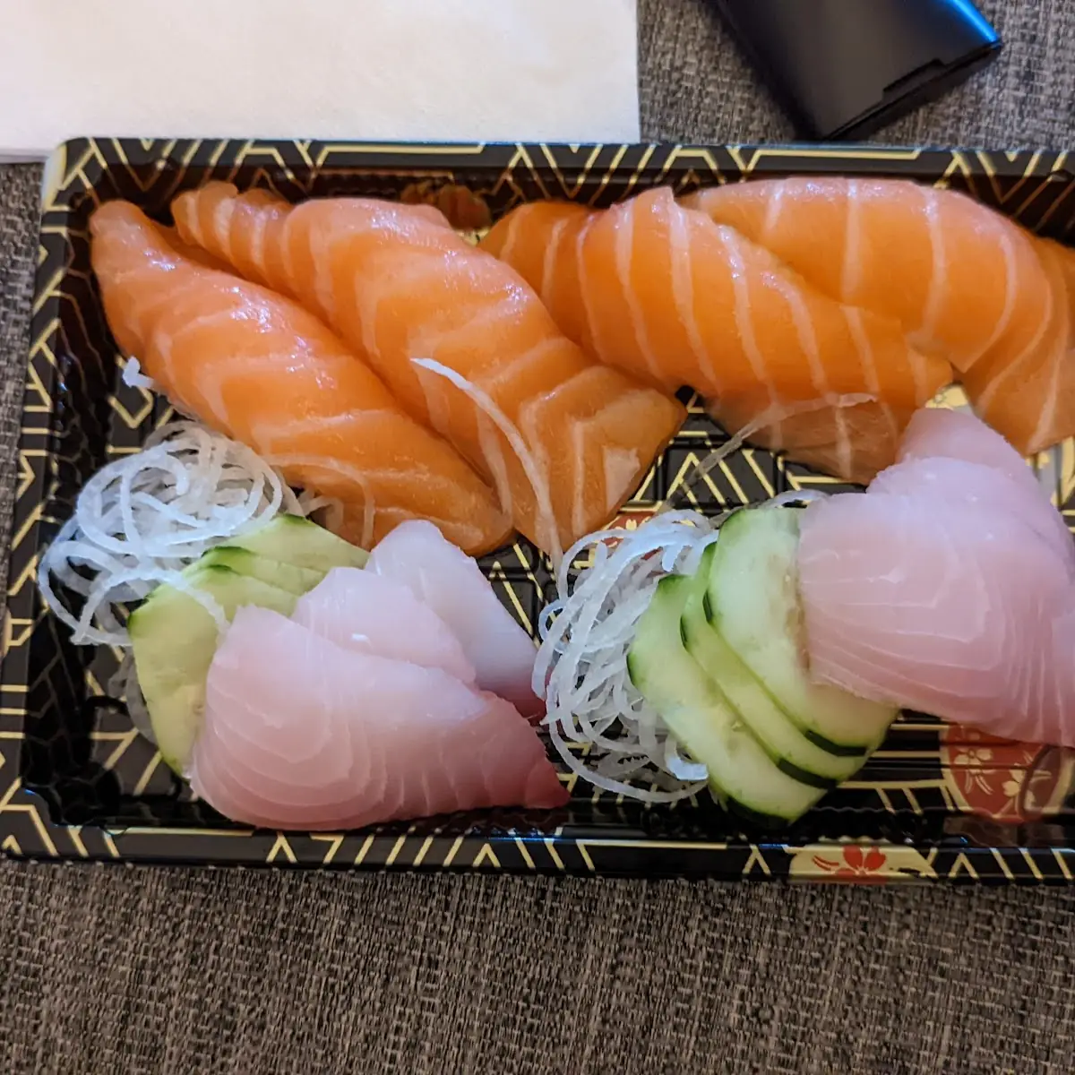 Yellow tail sashimi