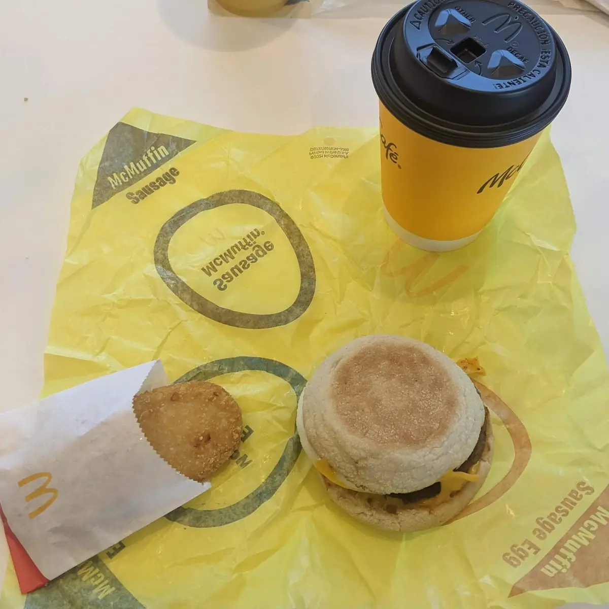 Sausage and Egg Mcmuffin