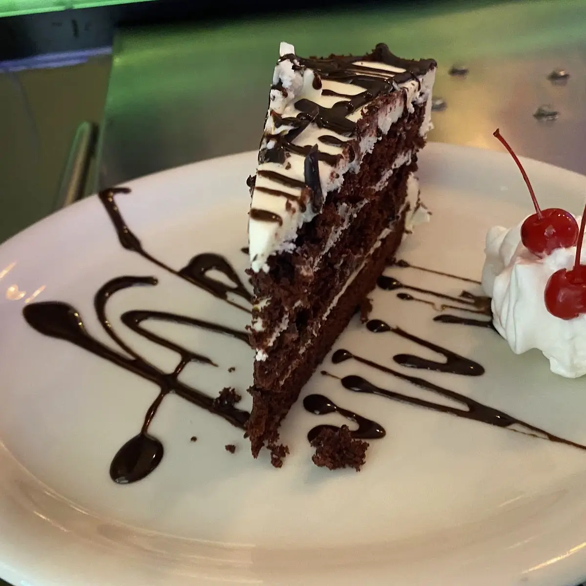 Chocolate Cake Slice