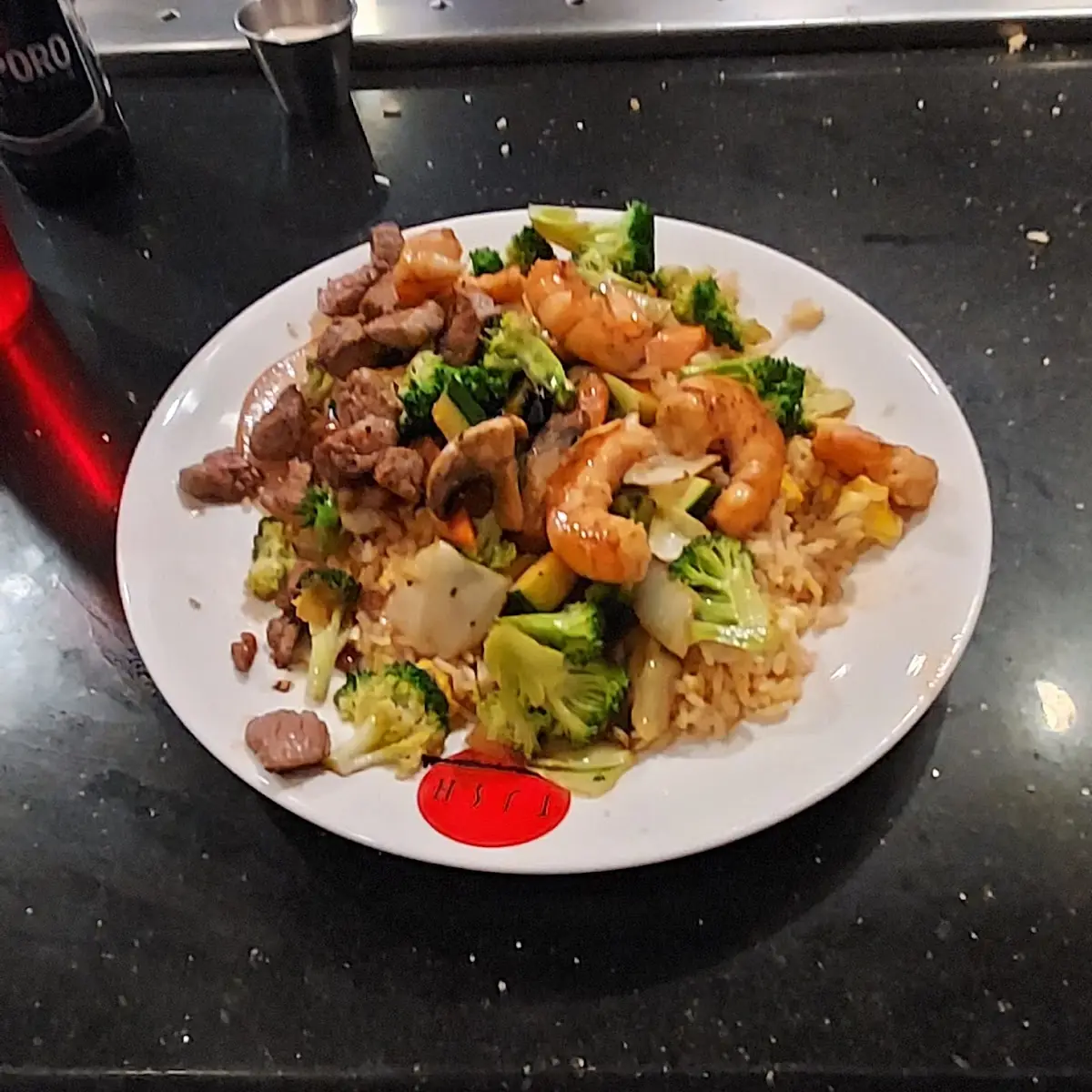 Steak Shrimp Fried Rice Hibachi