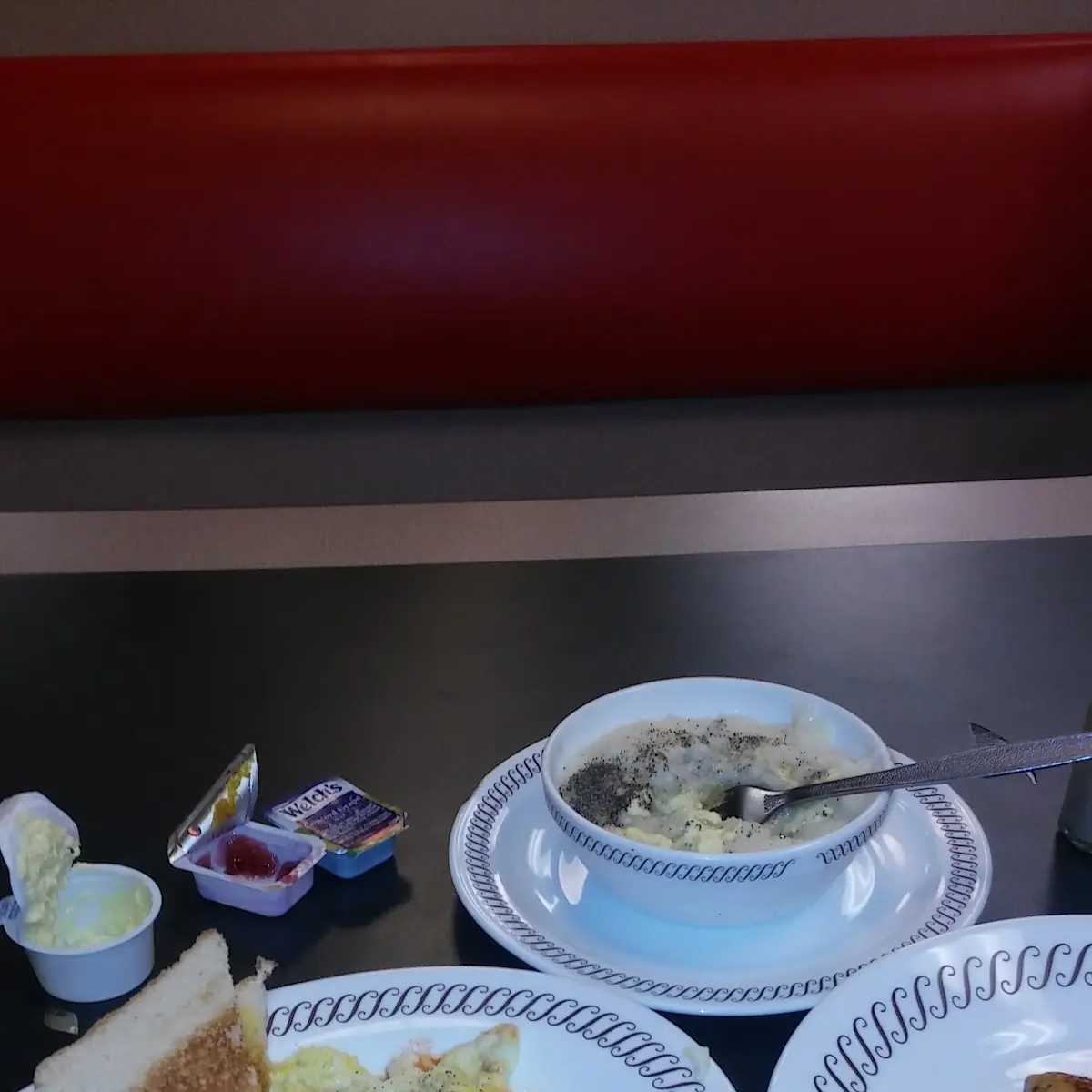 Hash Browns Eggs and Grits
