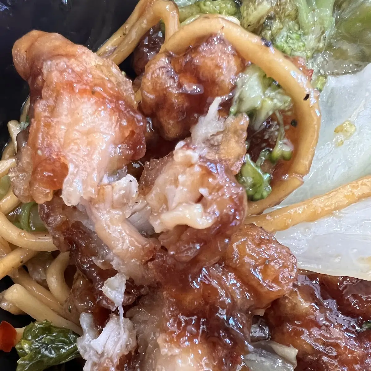 Orange Chicken Chow Mein Vegetable