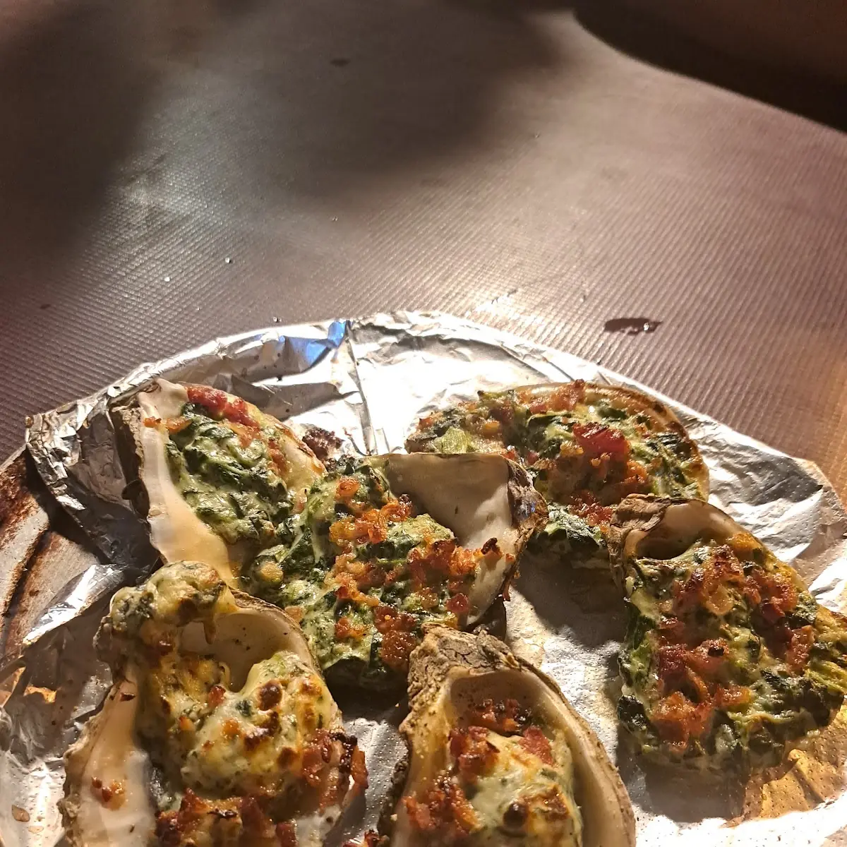 Oysters Rockefeller