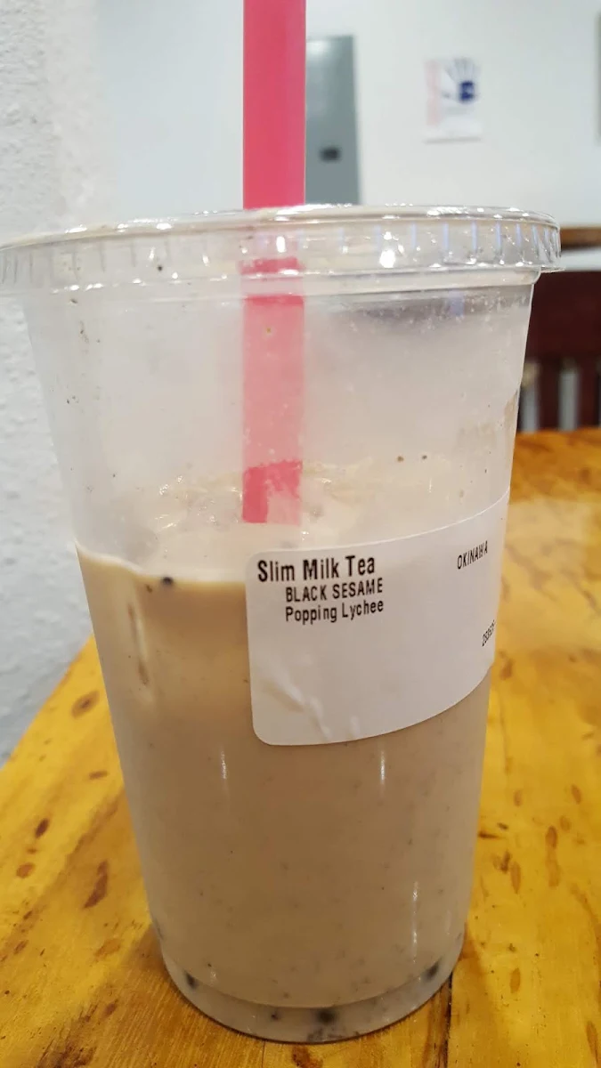 Black Sesame Okinawa Milk Tea