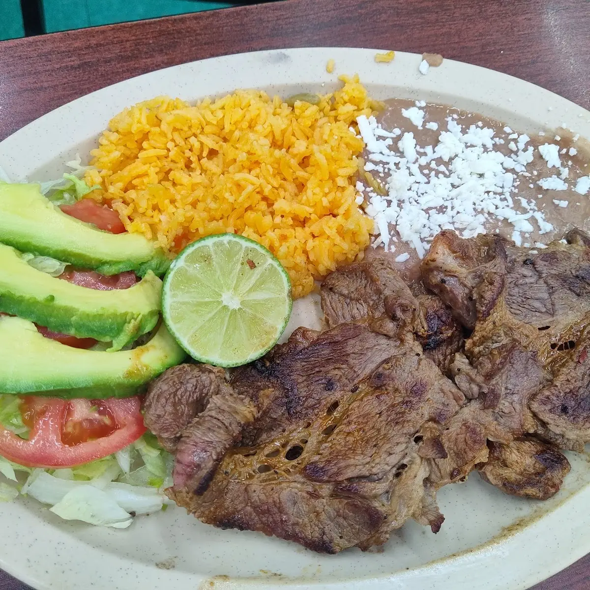 Carne Asada Plate