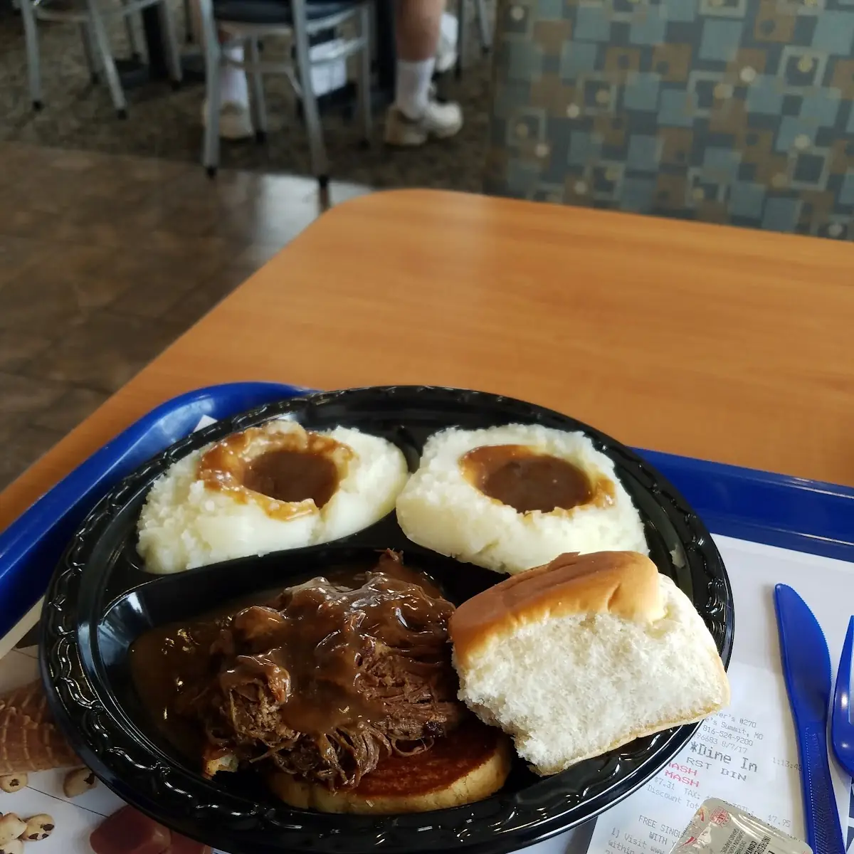 Pot Roast Dinner Double Mashed Potatoes