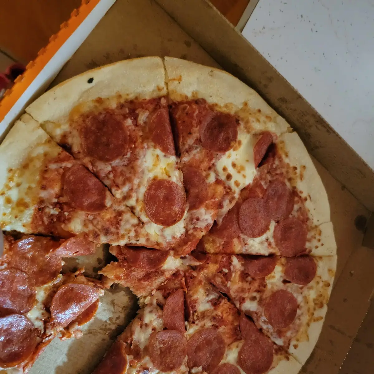 Horrible Pepperoni Pizza