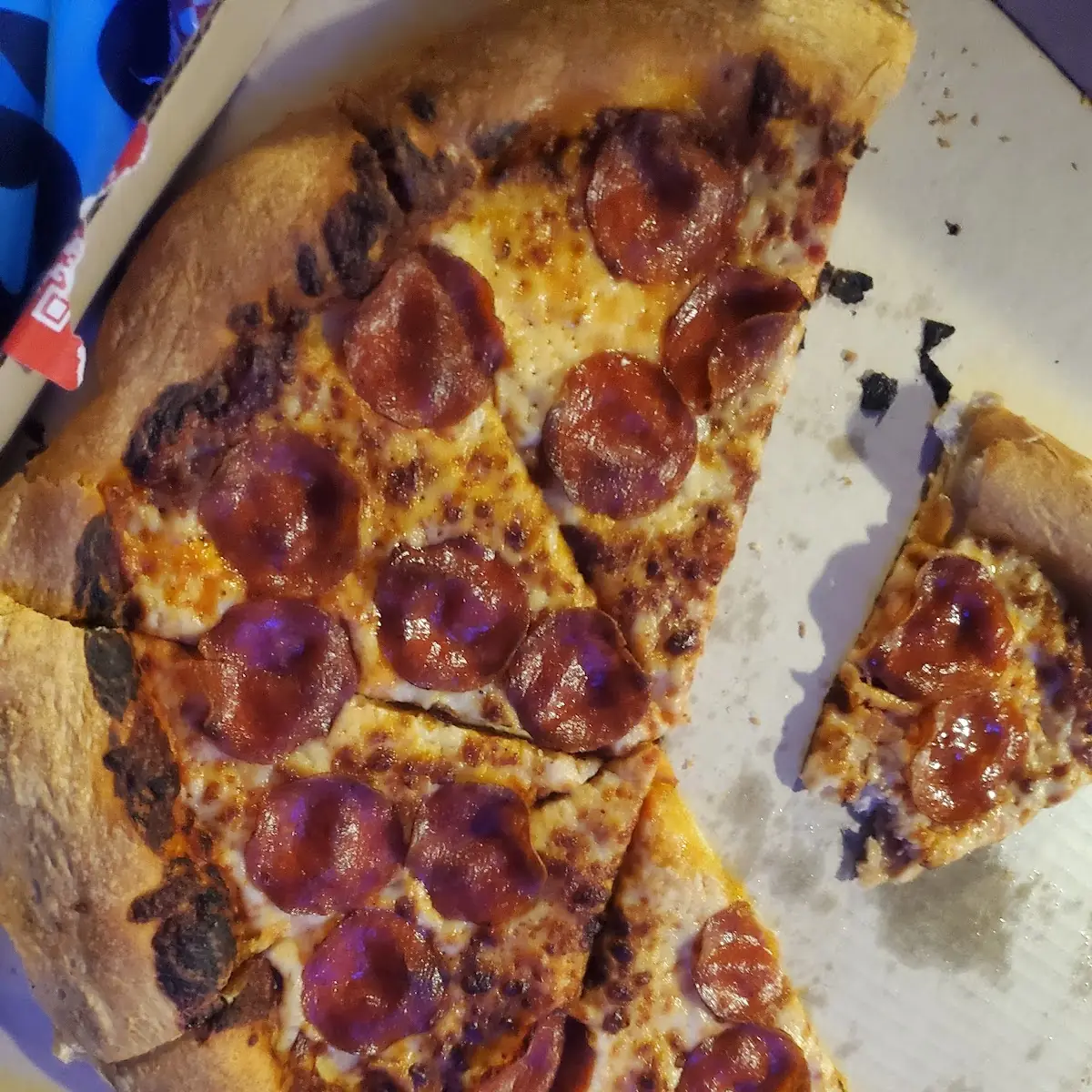 Dried Out Pepperoni Pizza