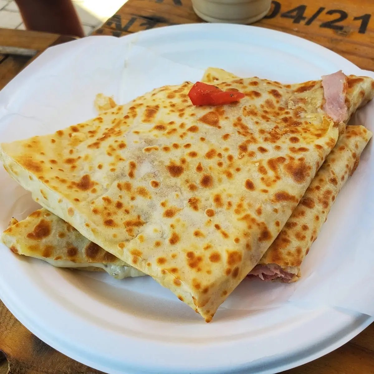 Ham and Cheese Crepes