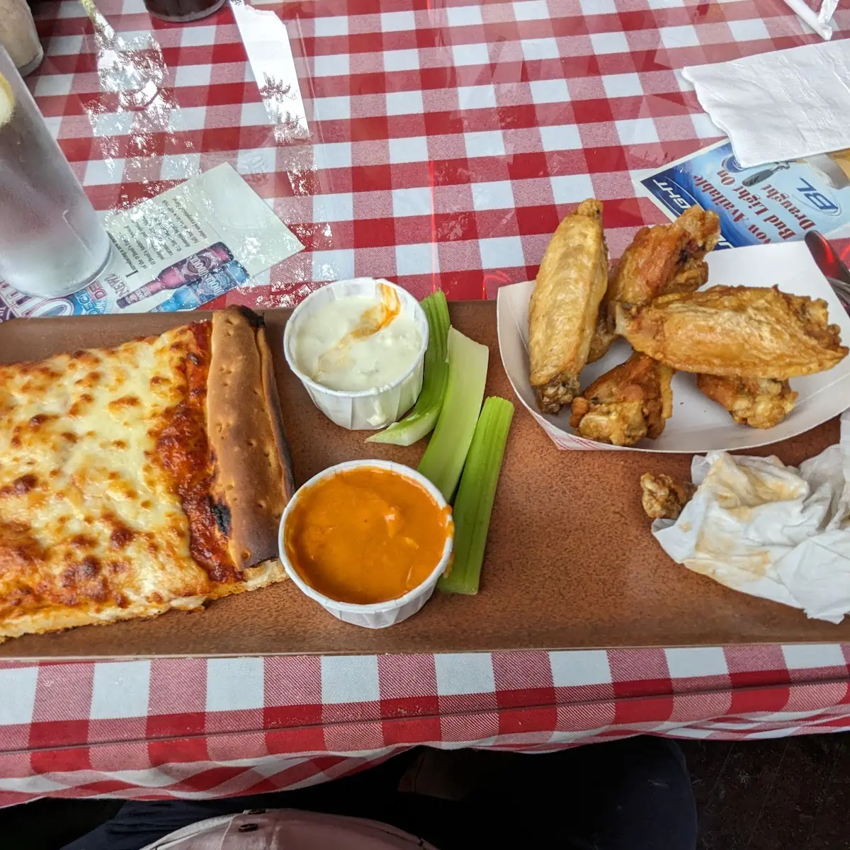 Lunch Special Pizza and Wings