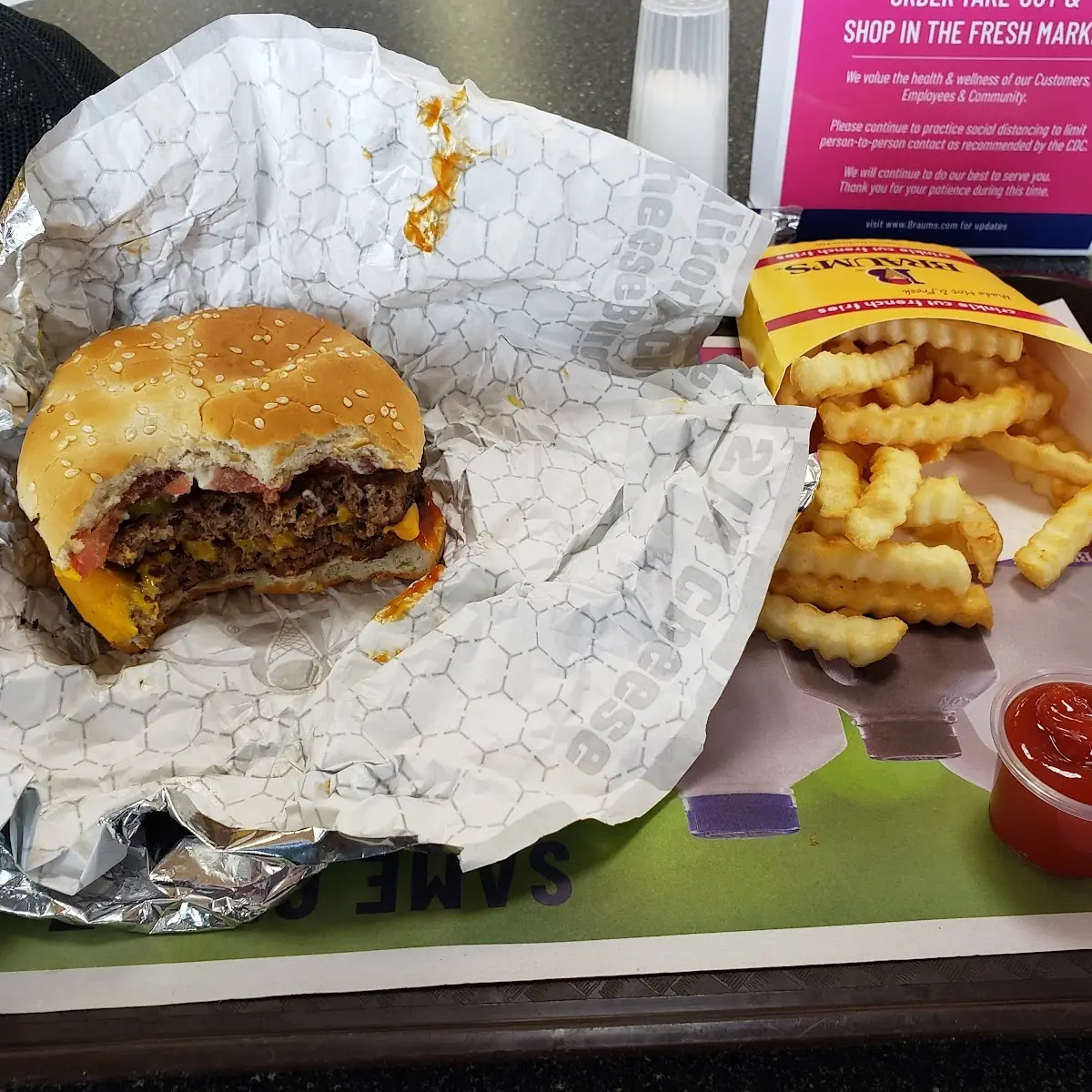 Double Quarter Pound with Cheese and Fries