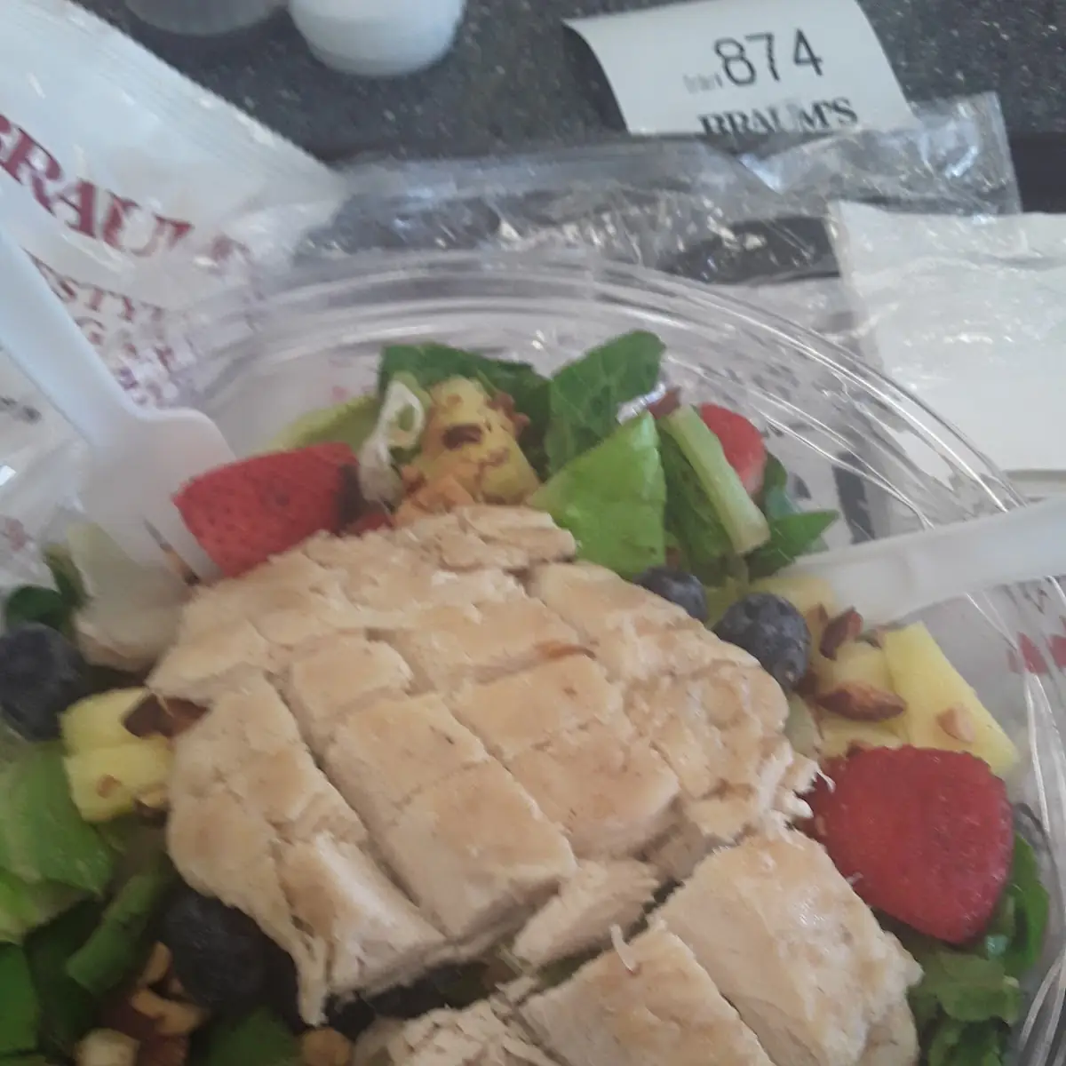 Strawberry Chicken Salad with Poppy Seed Dressing