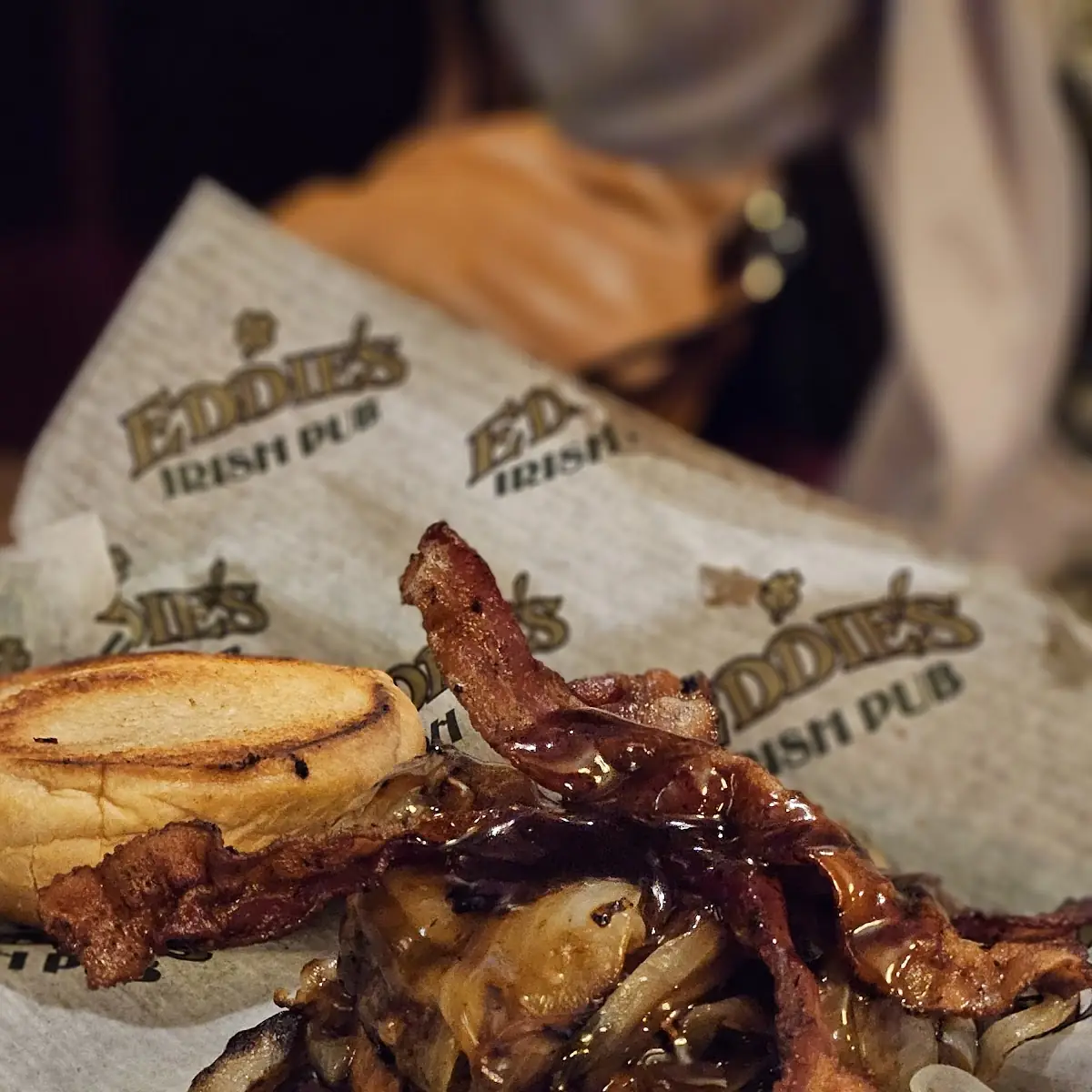 Blue Bacon Burger