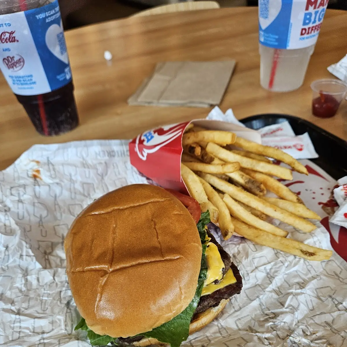 Dave's Double Cheeseburger