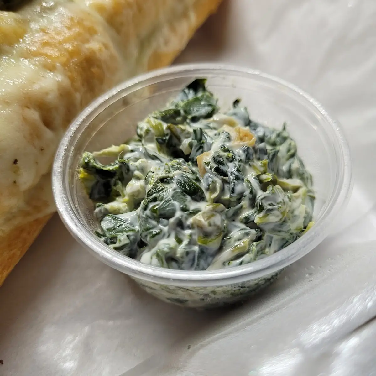 Spinach & Chicken (White Pizza)