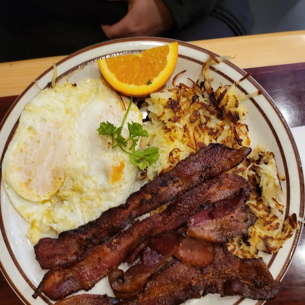 Eggs Hash Browns & Bacon