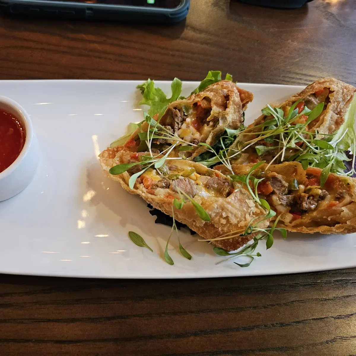 Cheesesteak Egg Rolls