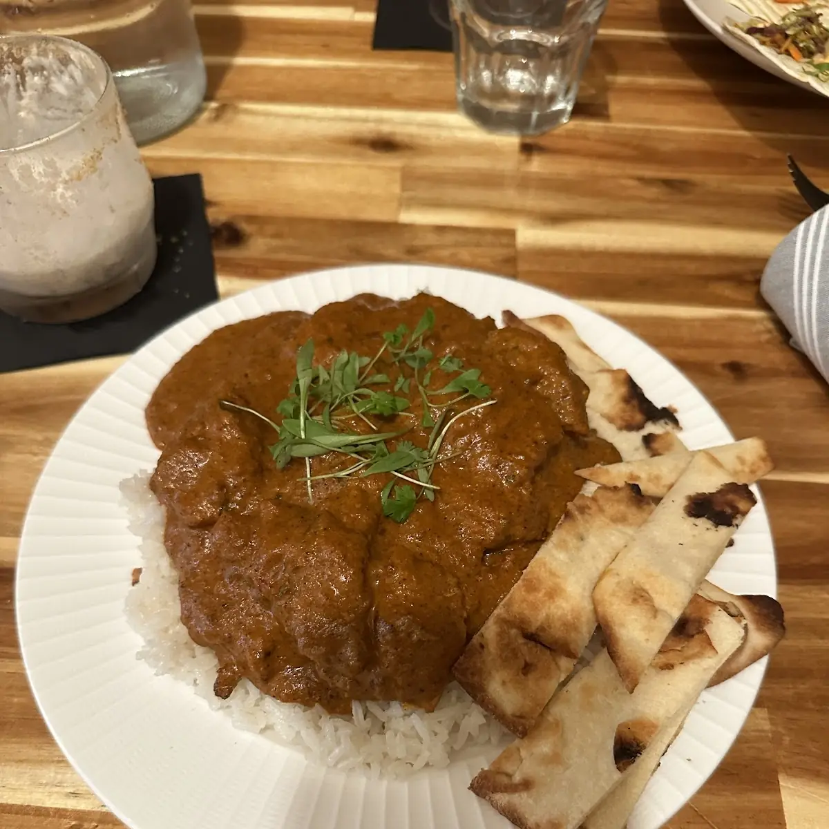 Butter Chicken over Jasmine Rice