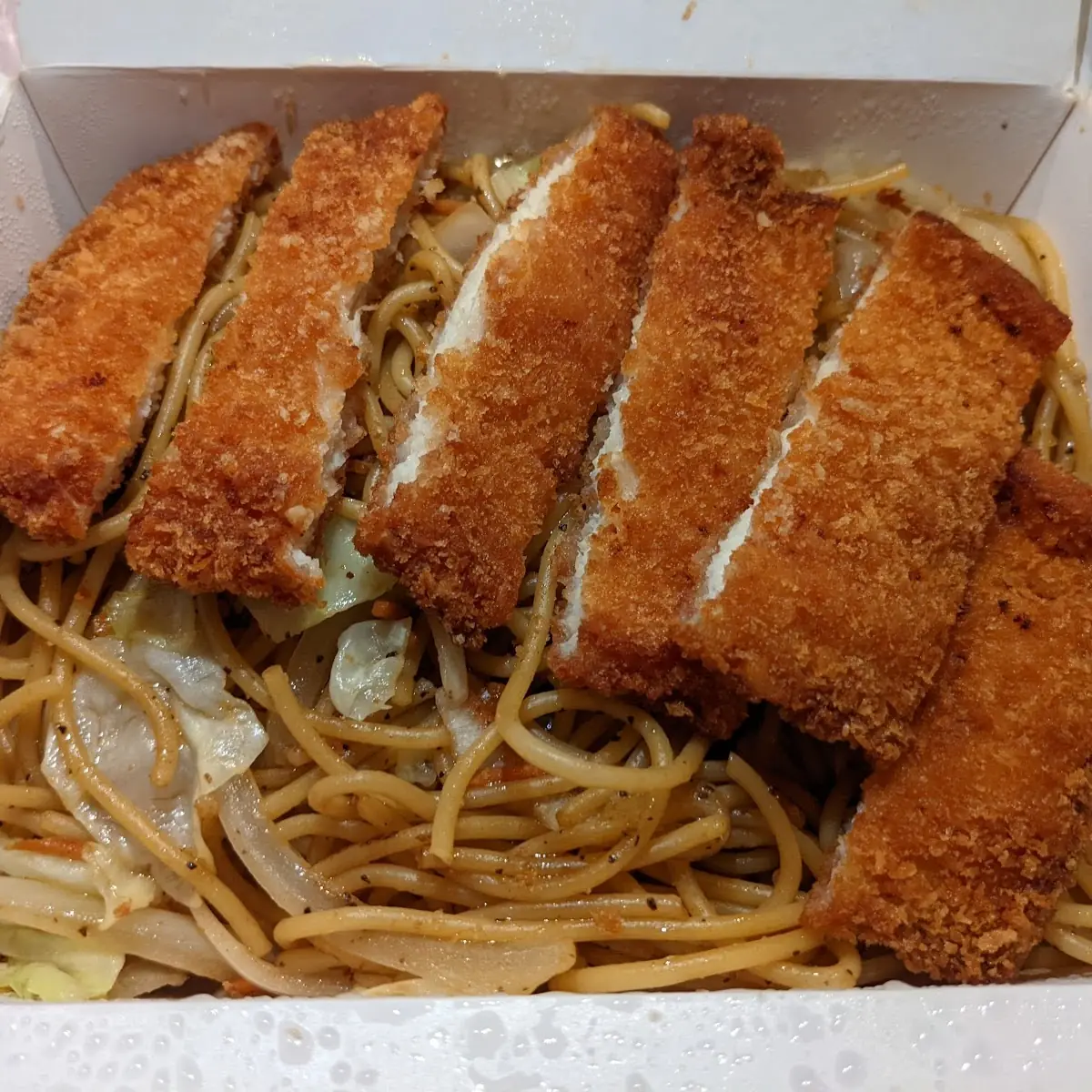 Chicken Cutlet Spaghetti