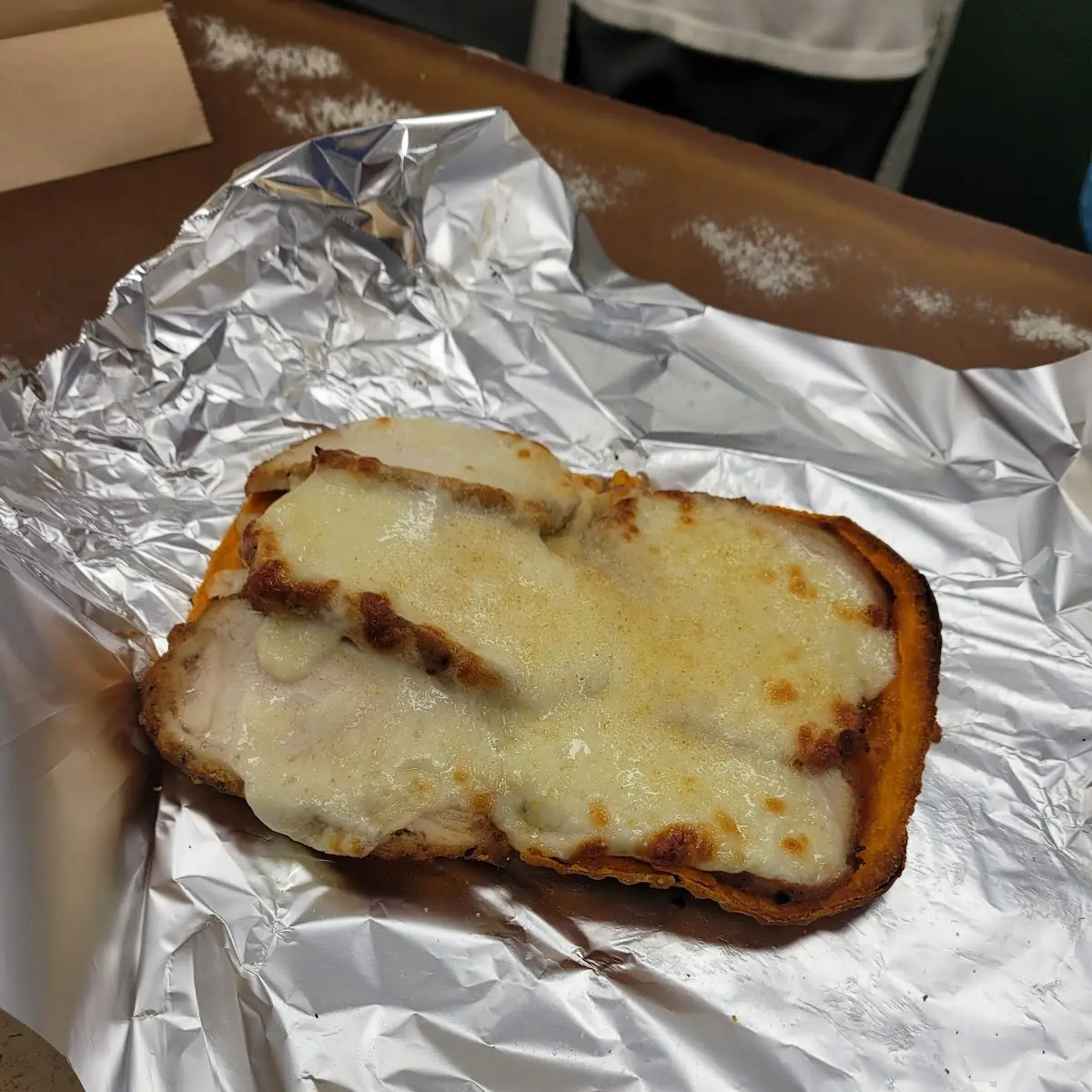 Beef Patty with Chicken and Cheese