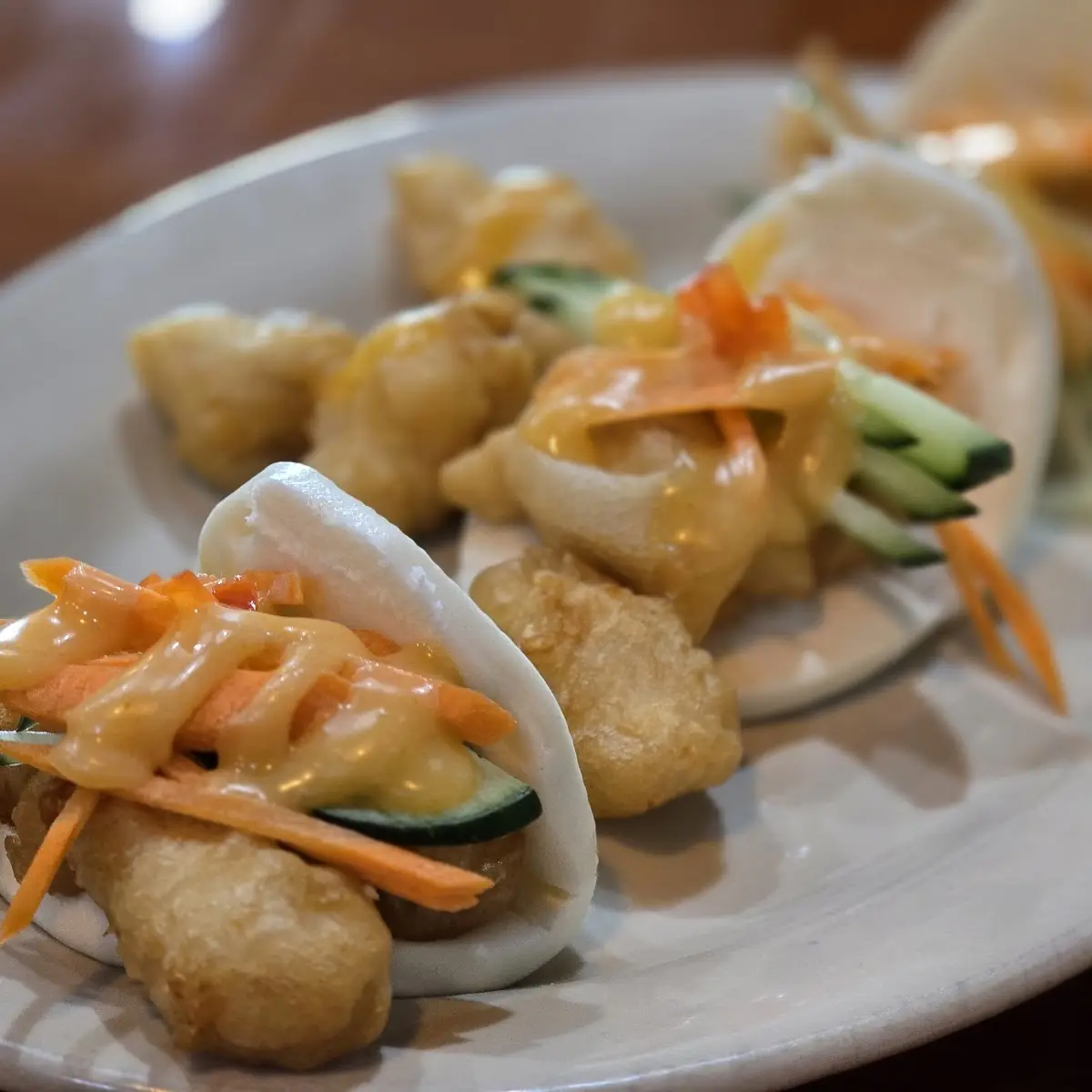 Spicy Chicken Bao Buns
