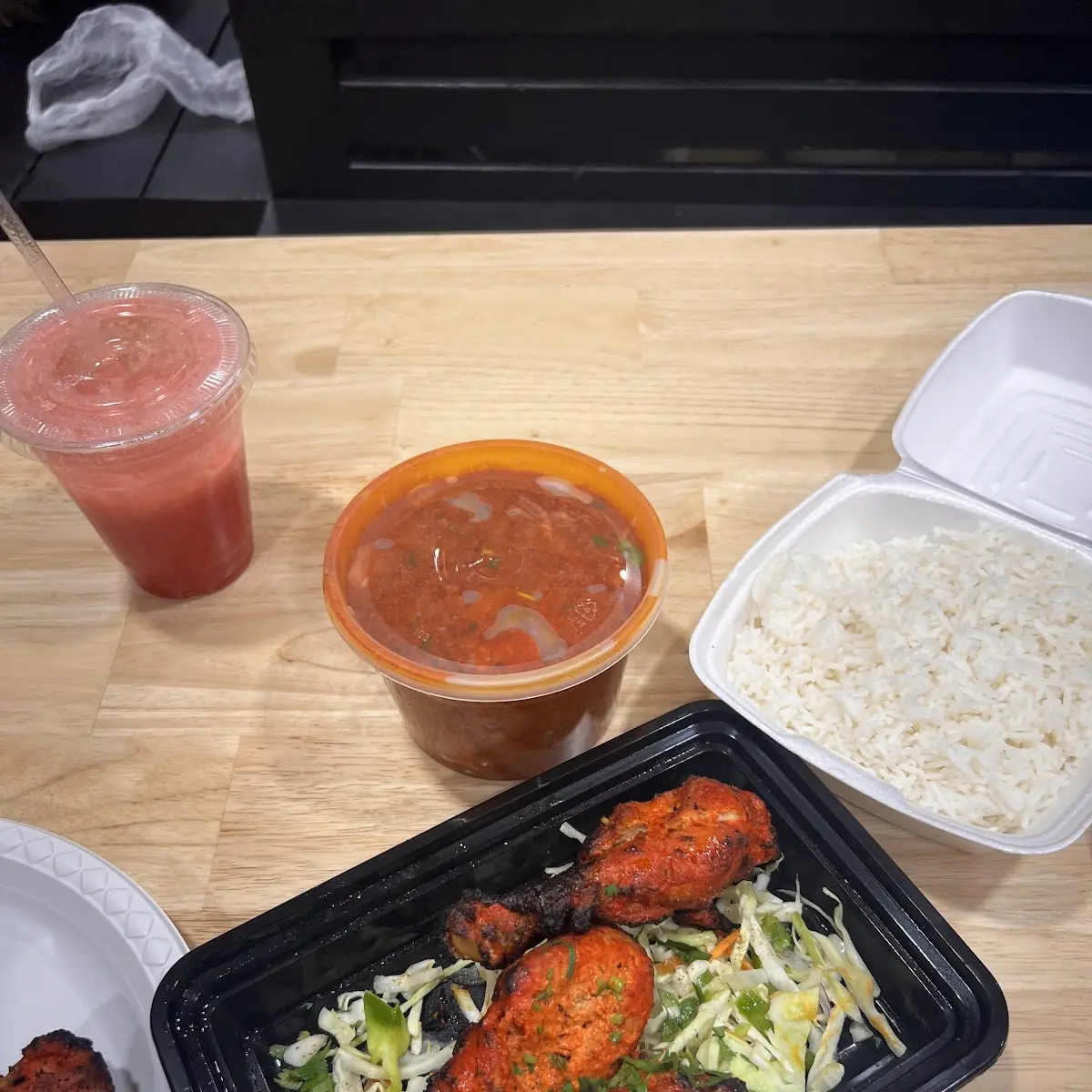 Chicken Tandoori and Chicken Vindaloo
