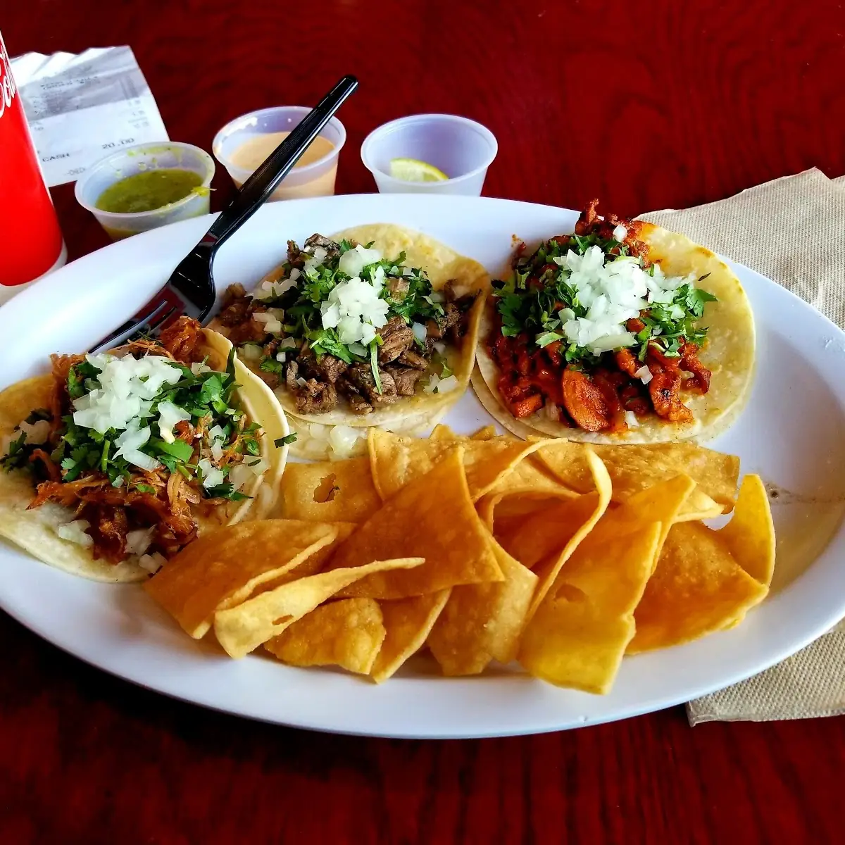 Shredded Chicken Street Tacos