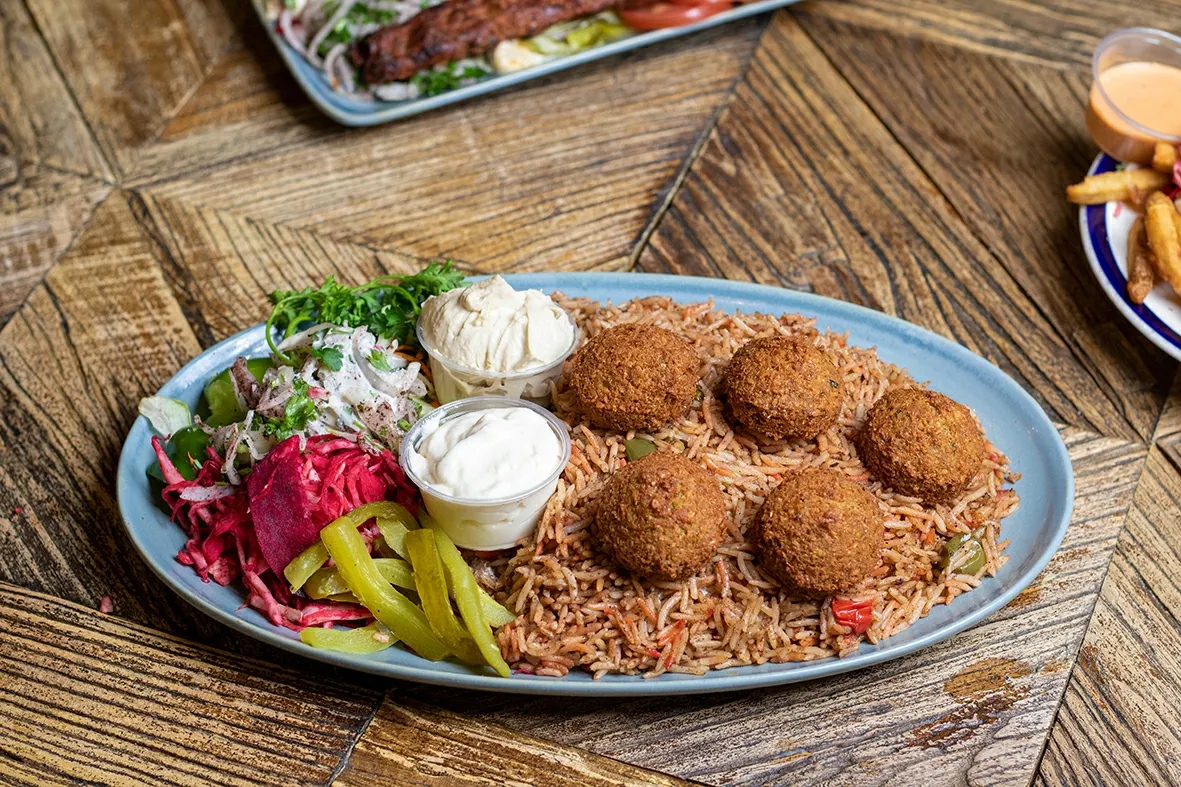 Crispy Falafel Platter, Zaad