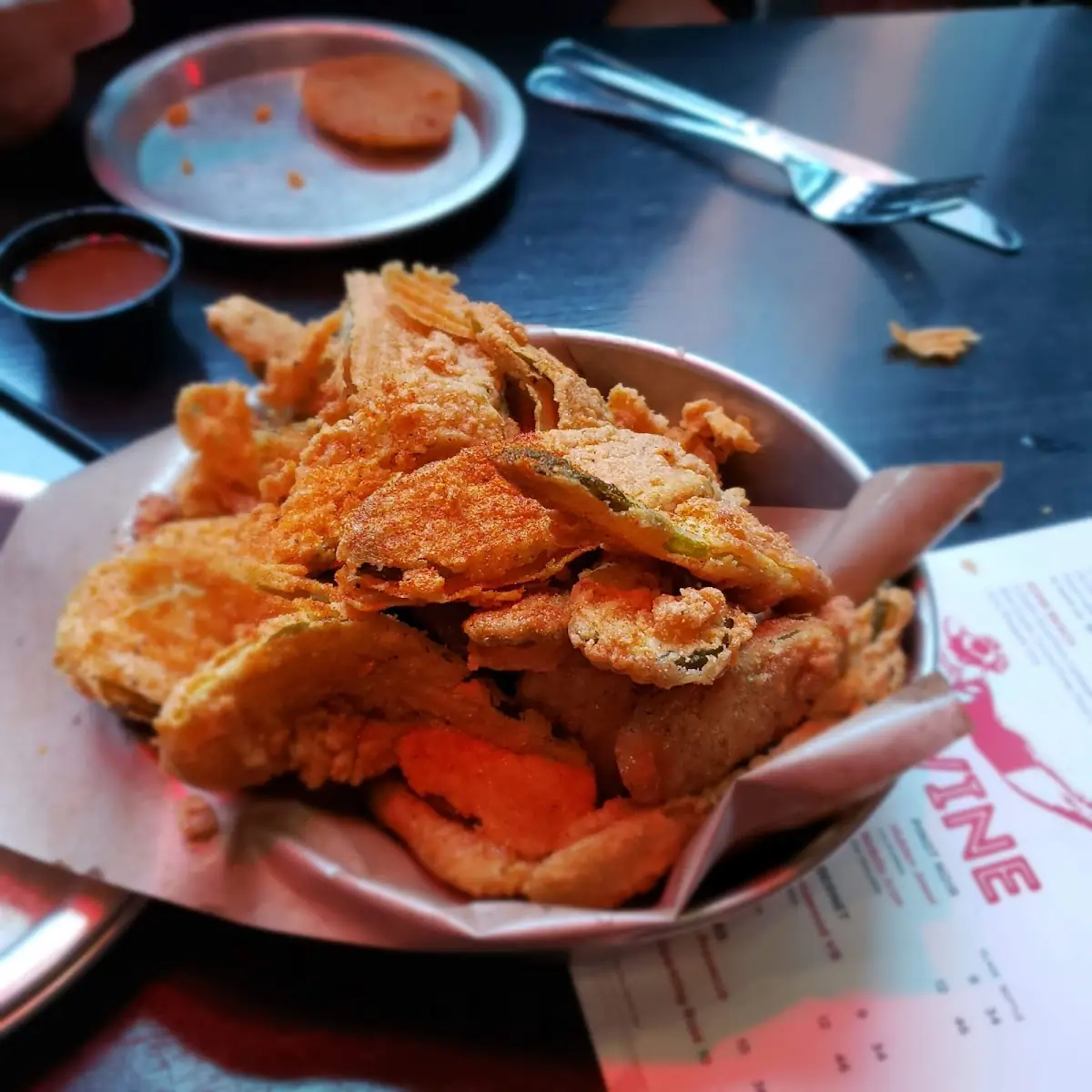 Fried Pickles and Green Tomatoes