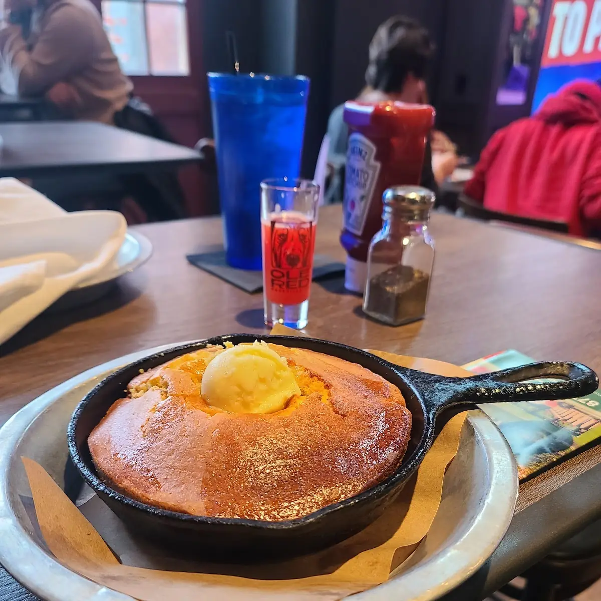 Honey-Drizzled Skillet Cornbread