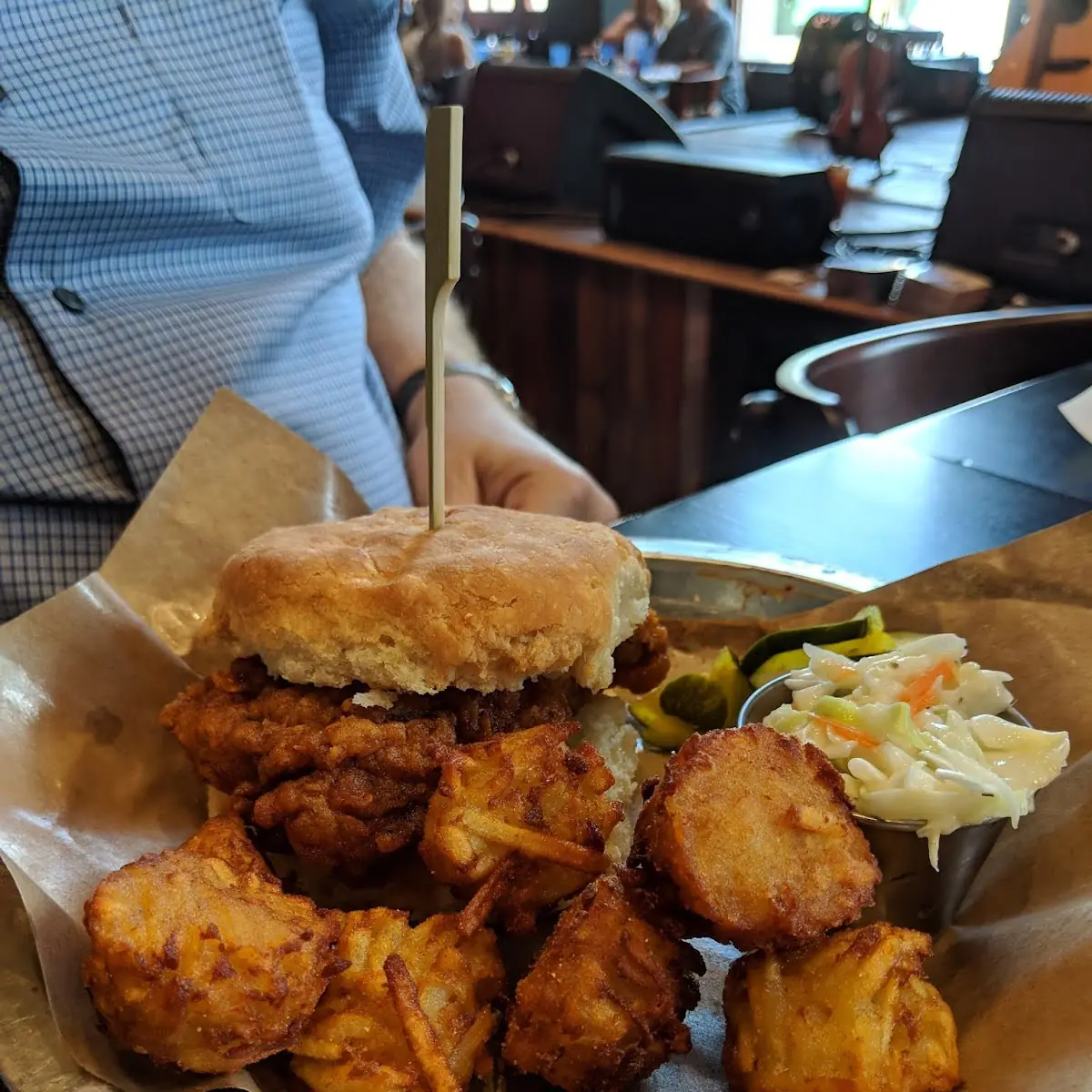 Nashville Hot Chicken Biscuit
