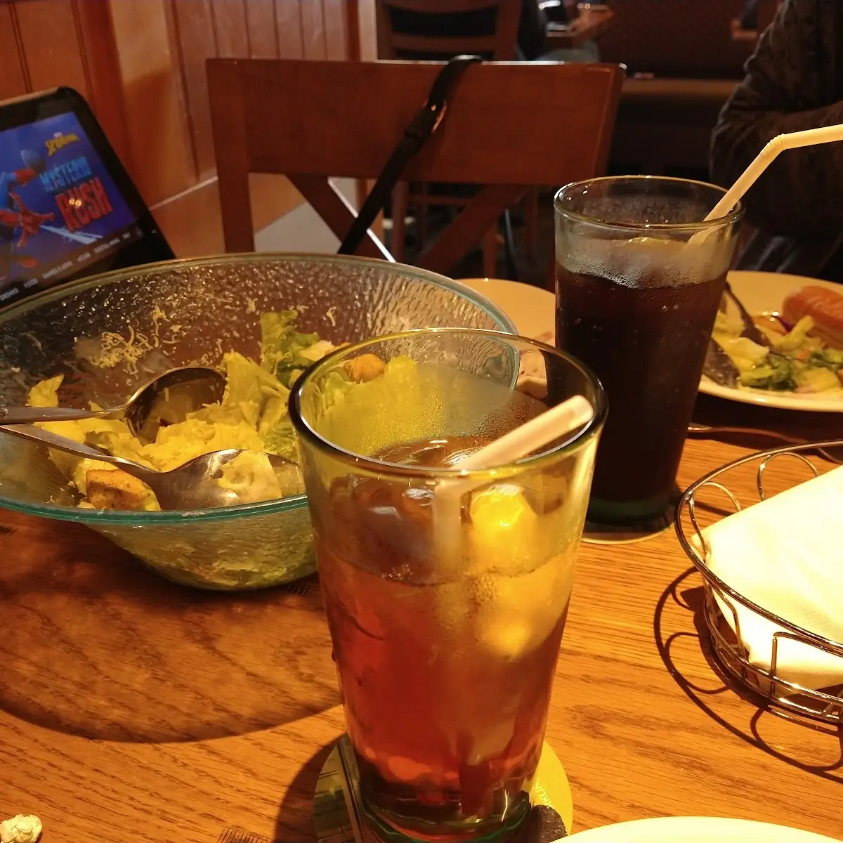Salad and Bread Sticks